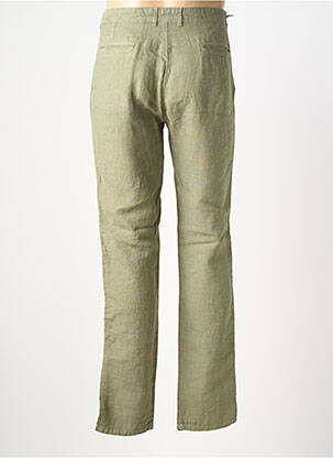 Pantalon slim închidere cu fermoar sub clapetă cu nasturi verde BLUE LEMON bărbat
