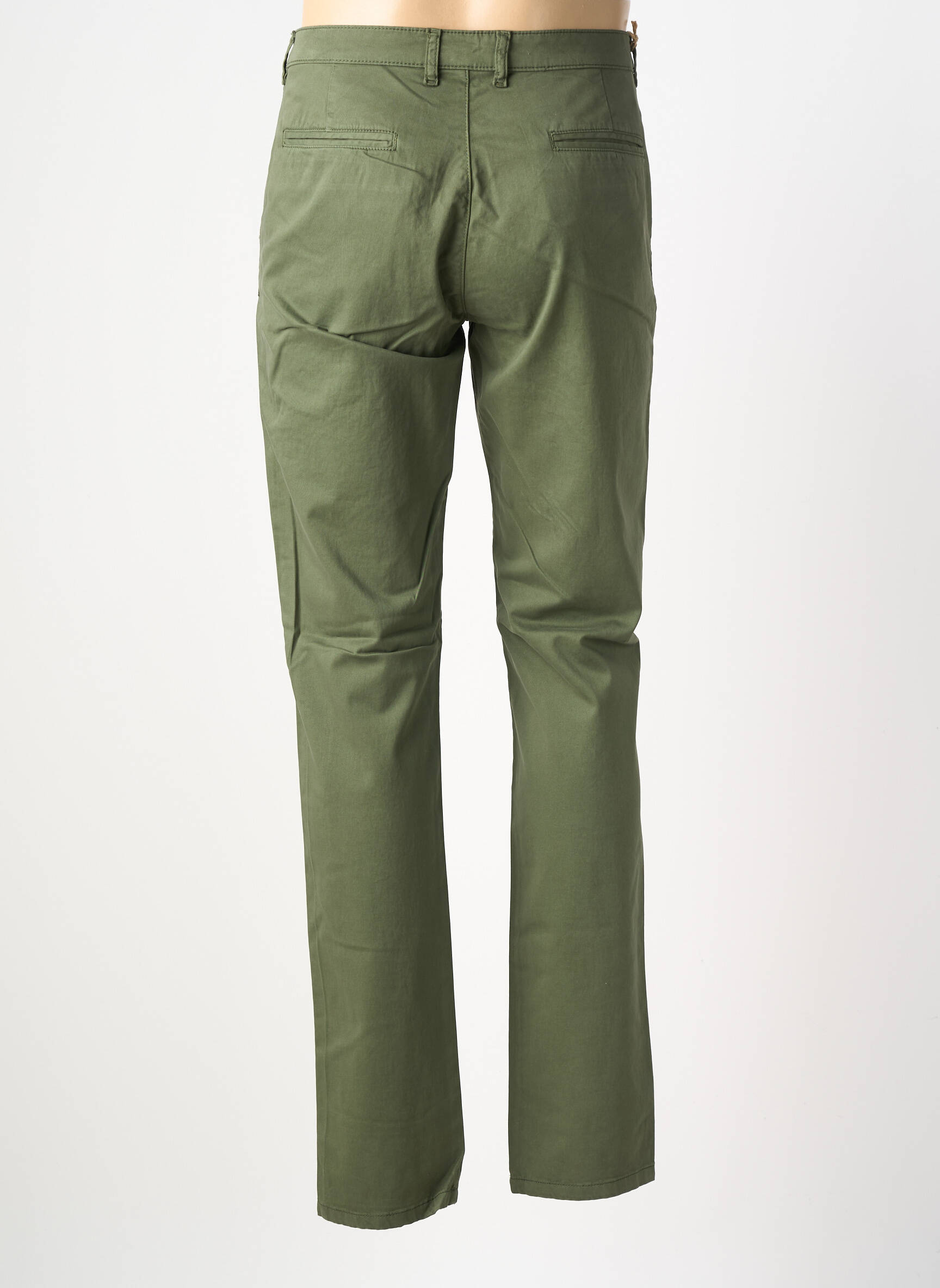 Pantalon slim buzunare verde GALLICE femeie
