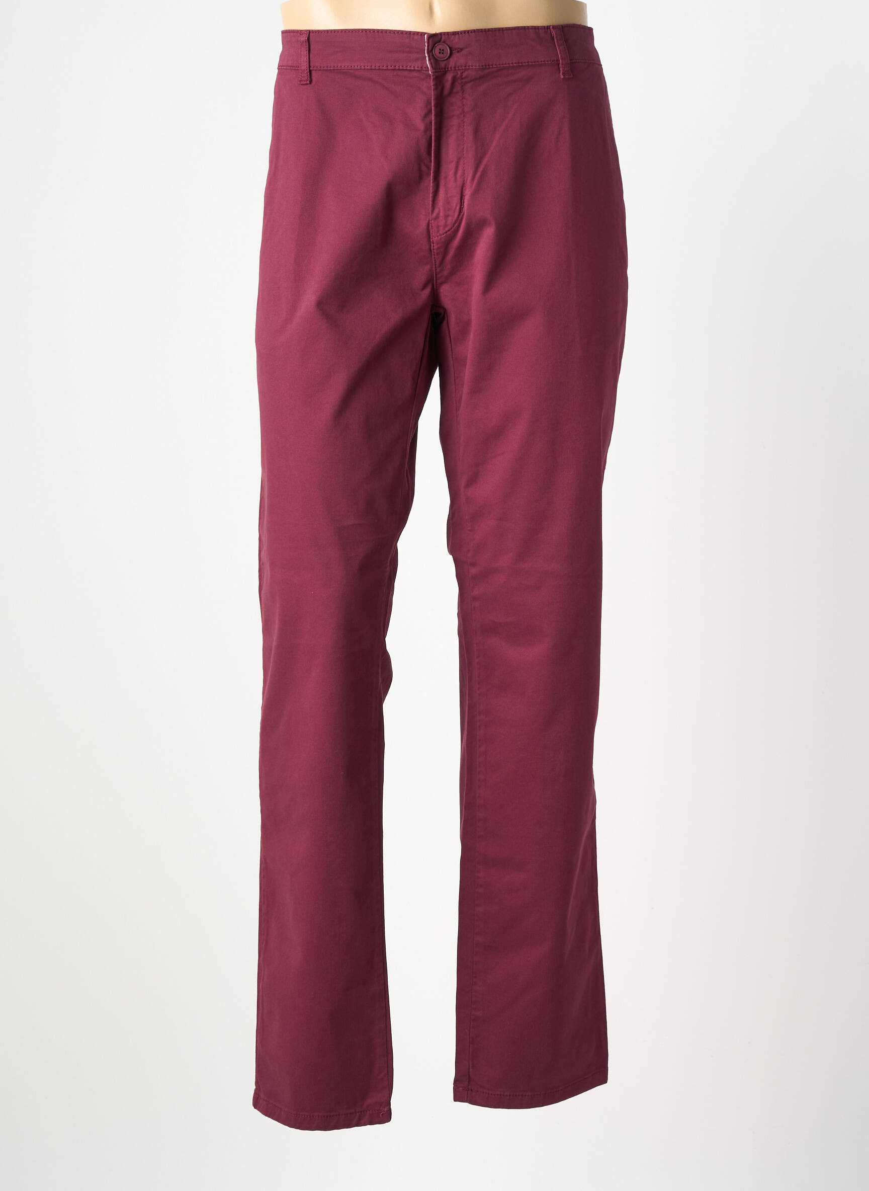 Pantalon slim buzunare roșu GALLICE femeie