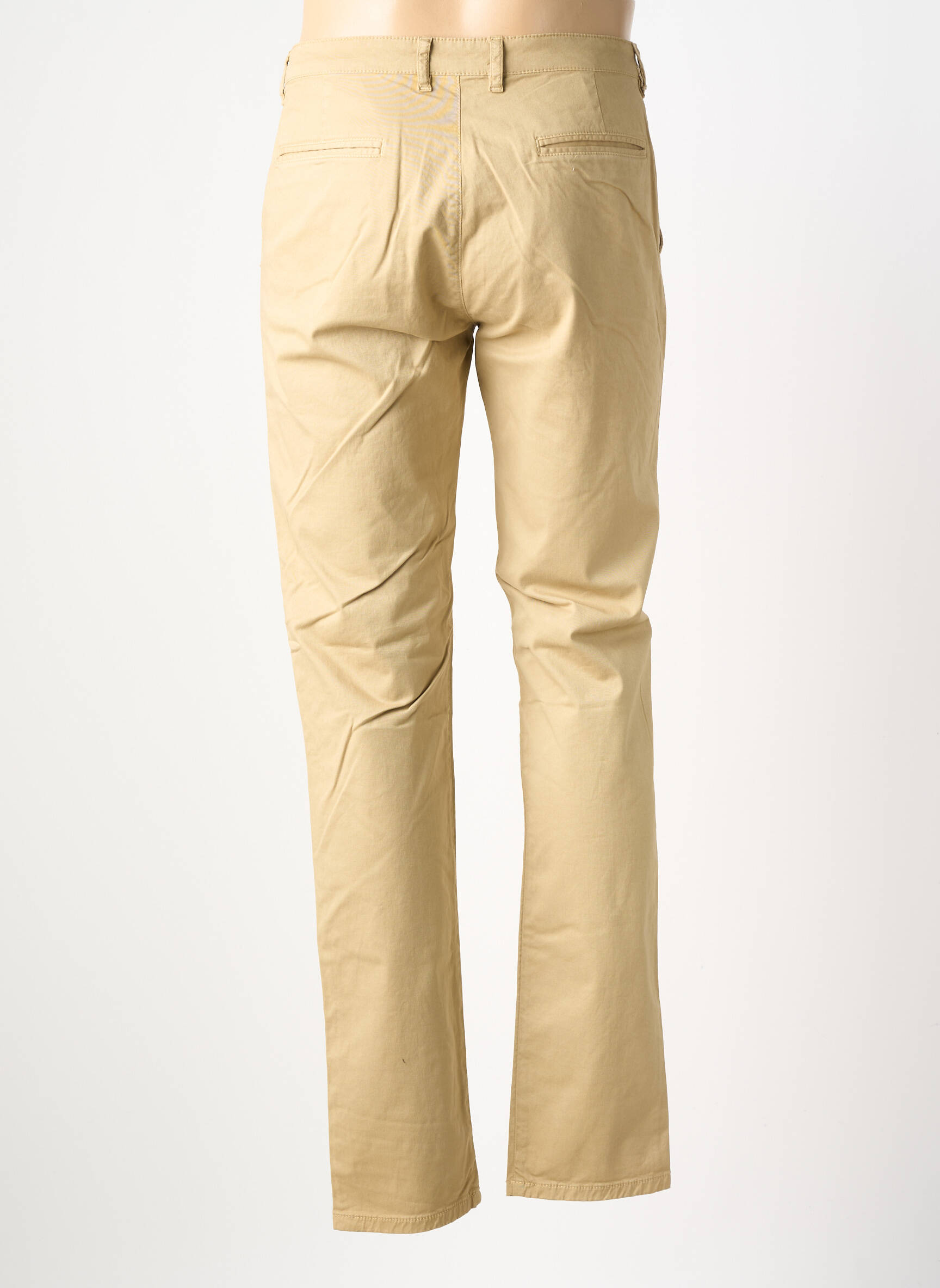 Pantalon chino buzunare bej BLUE LEMON bărbat