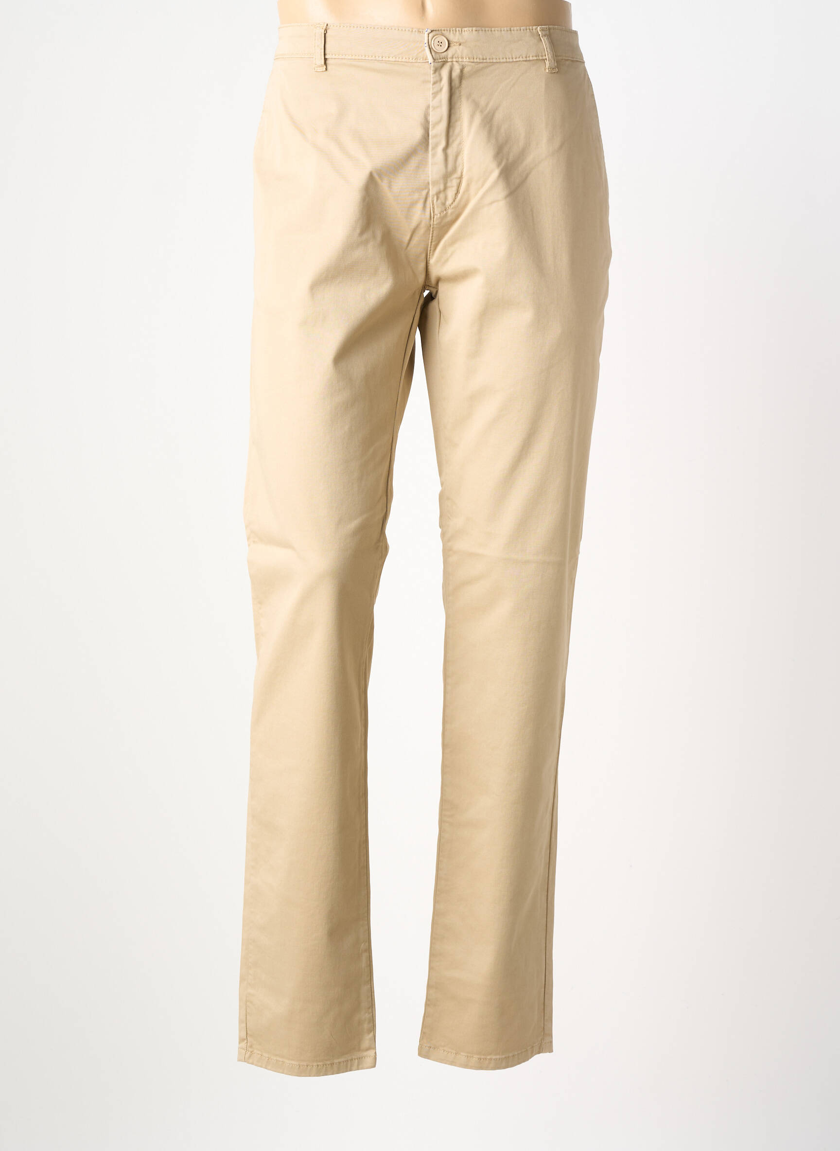 Pantalon chino buzunare bej BLUE LEMON bărbat
