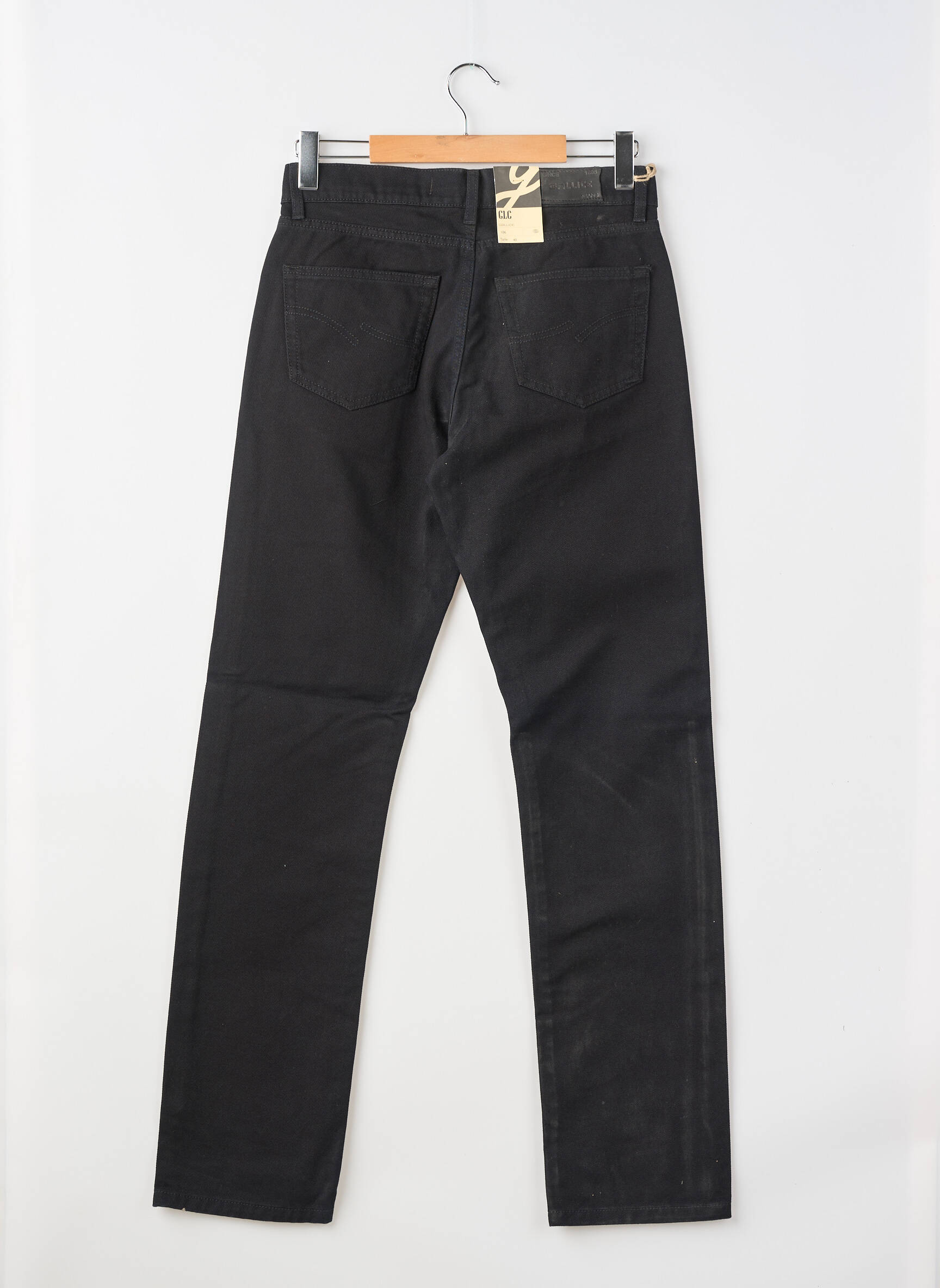 Pantalon drept croială dreaptă negru GALLICE bărbat