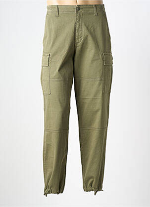 Pantalon cargo strânsă pe partea de jos mărime normală verde JACK & JONES bărbat