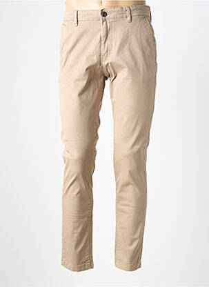 Pantalon chino țesătură melanj mărime normală bej JACK & JONES bărbat