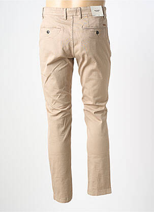 Pantalon chino țesătură melanj mărime normală bej JACK & JONES bărbat