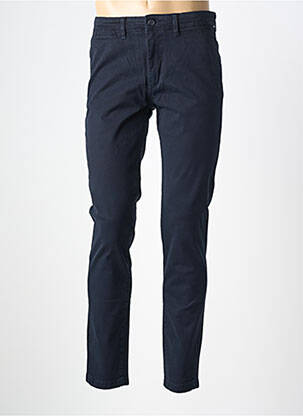 Pantalon chino țesătură melanj mărime normală albastru JACK & JONES bărbat