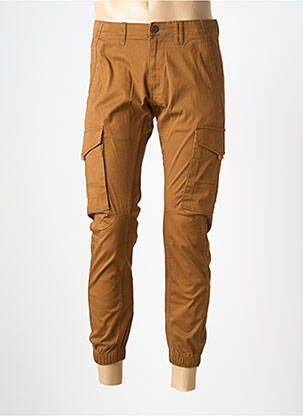 Pantalon cargo strânsă pe partea de jos mărime normală maro JACK & JONES bărbat