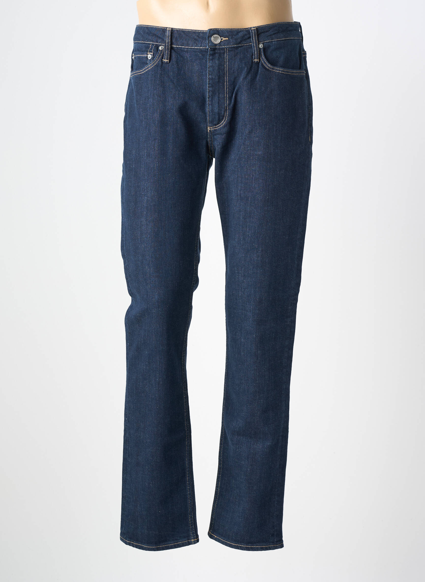 Blugi cu croială slim bio mărime normală albastru JACK & JONES bărbat