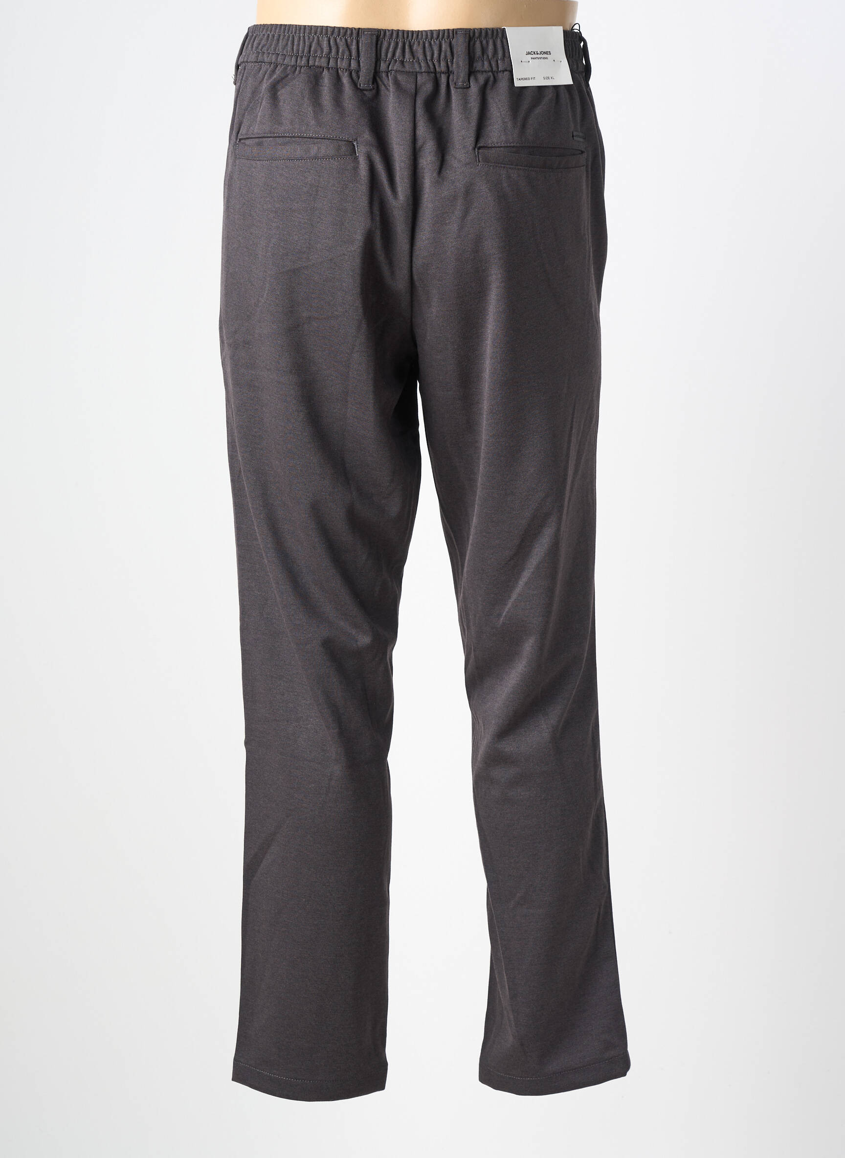 Pantalon chino țesătură melanj mărime normală gri JACK & JONES bărbat