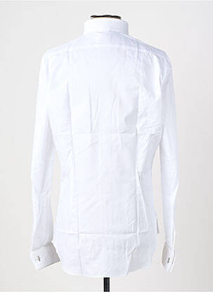 Cămașă cu mâneci lungi croială cambrată alb XACUS bărbat