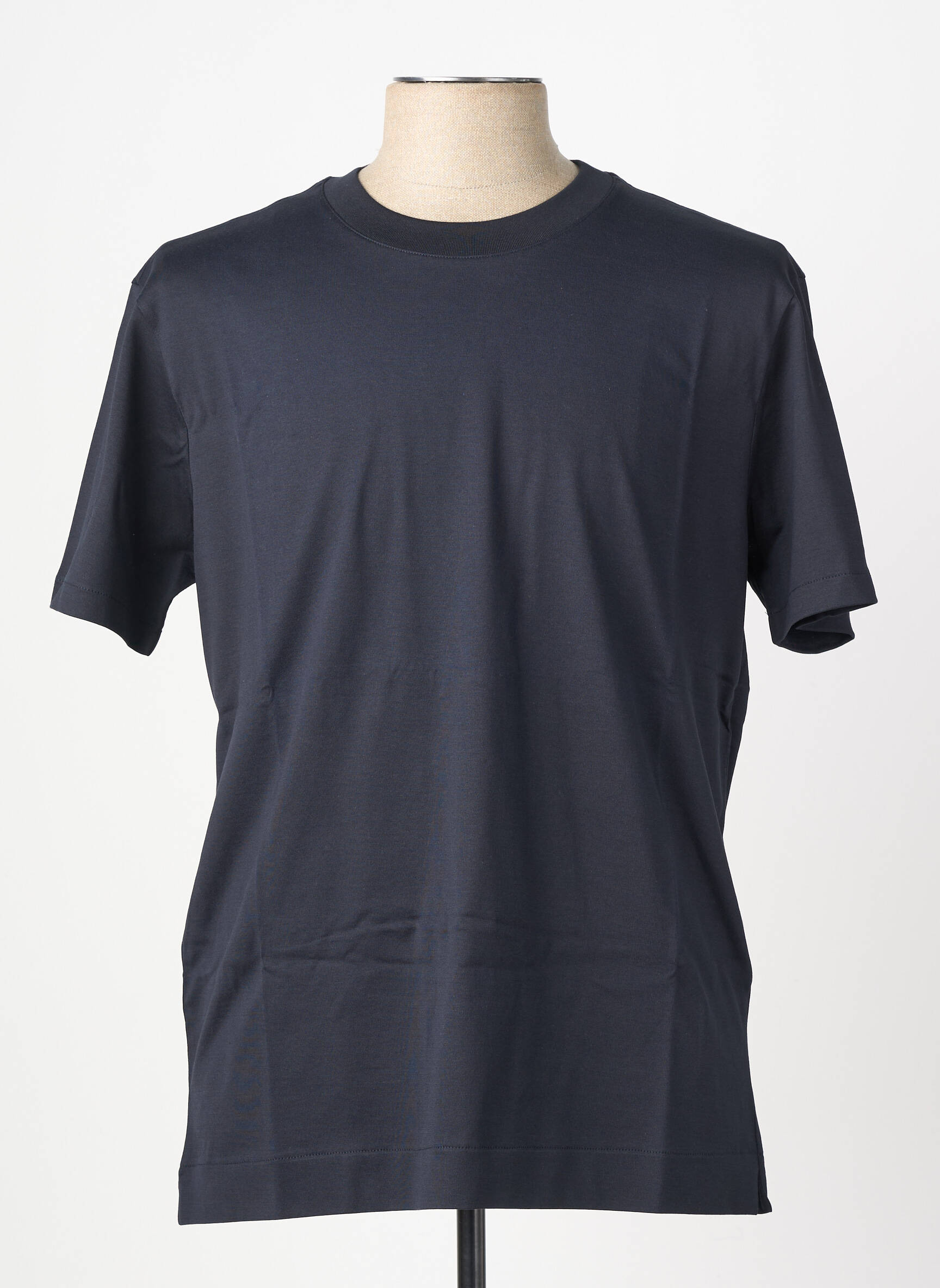 Tricou croială dreaptă mâneci scurte negru XACUS bărbat