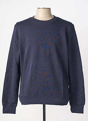 Hanorac elasticitate mâneci lungi albastru JACK & JONES bărbat