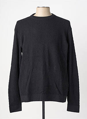 Pulover elasticitate mâneci lungi negru JACK & JONES bărbat