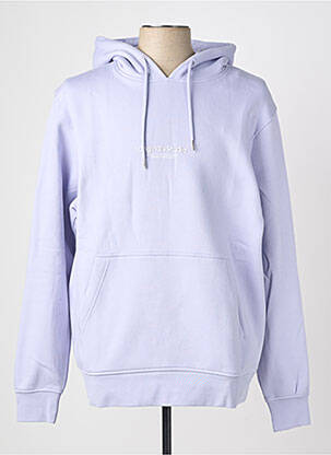 Hanorac cu glugă buzunare mâneci lungi violet JACK & JONES bărbat