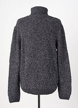 Pulover cu guler înalt țesătură melanj mâneci lungi negru JACK & JONES femeie