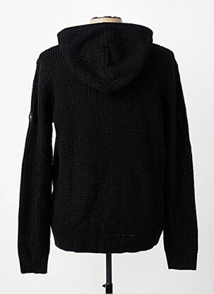 Pulover guler rotund mâneci lungi negru JACK & JONES bărbat