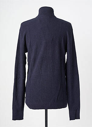 Pulover elasticitate mâneci lungi albastru JACK & JONES bărbat