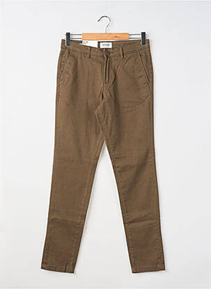 Pantalon chino elasticitate mărime normală maro JACK & JONES bărbat