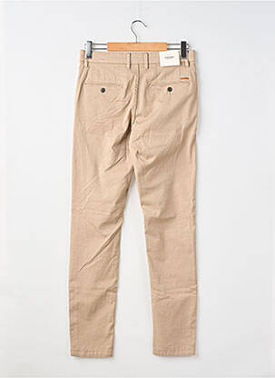 Pantalon chino țesătură poplin mărime normală bej JACK & JONES bărbat