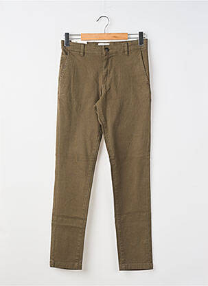 Pantalon chino țesătură poplin mărime normală verde JACK & JONES bărbat