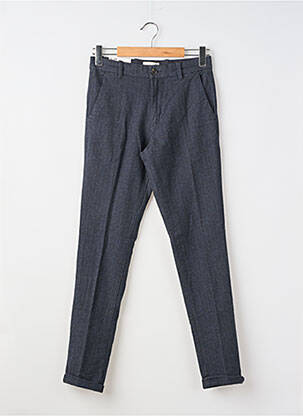 Pantalon drept țesătură melanj mărime normală albastru JACK & JONES bărbat