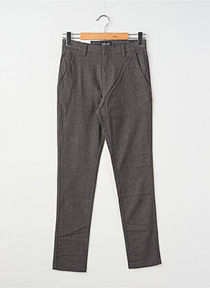Pantalon chino țesătură melanj mărime normală gri JACK & JONES bărbat