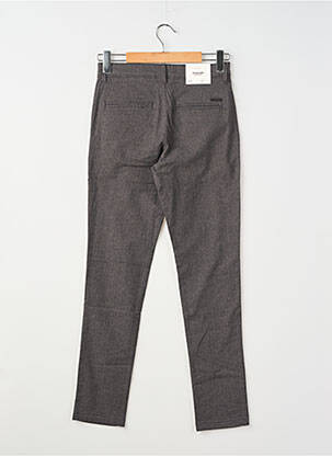 Pantalon chino țesătură melanj mărime normală gri JACK & JONES bărbat