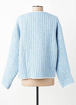 Jachete casual guler rotund albastru MAT DE MISAINE femeie
