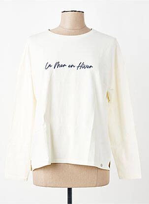 Tricou mâneci lungi mâneci lungi bej MAT DE MISAINE femeie