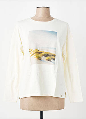 Tricou mâneci lungi mâneci lungi bej MAT DE MISAINE femeie