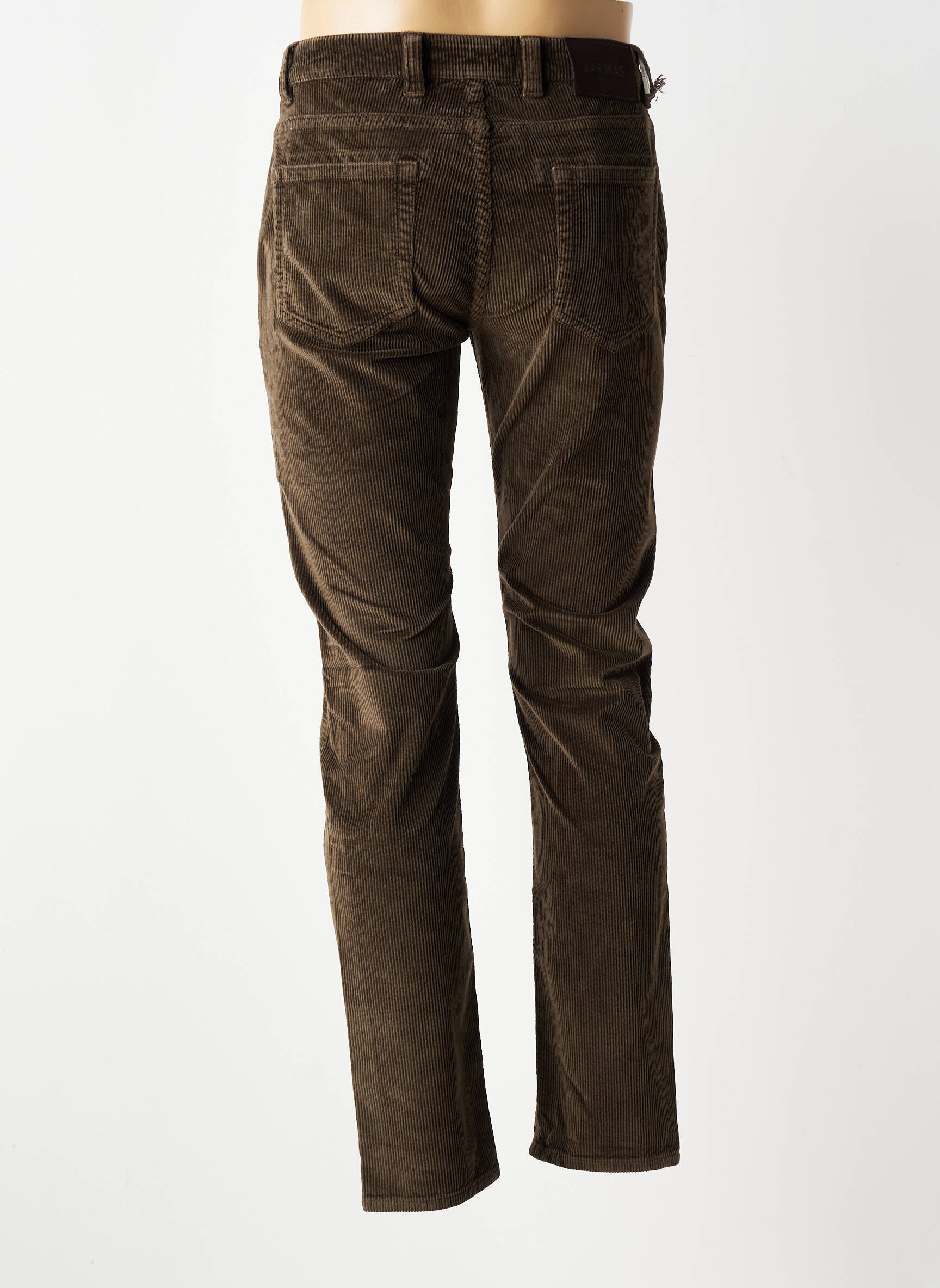 Pantalon chino elasticitate mărime normală maro BARMAS bărbat