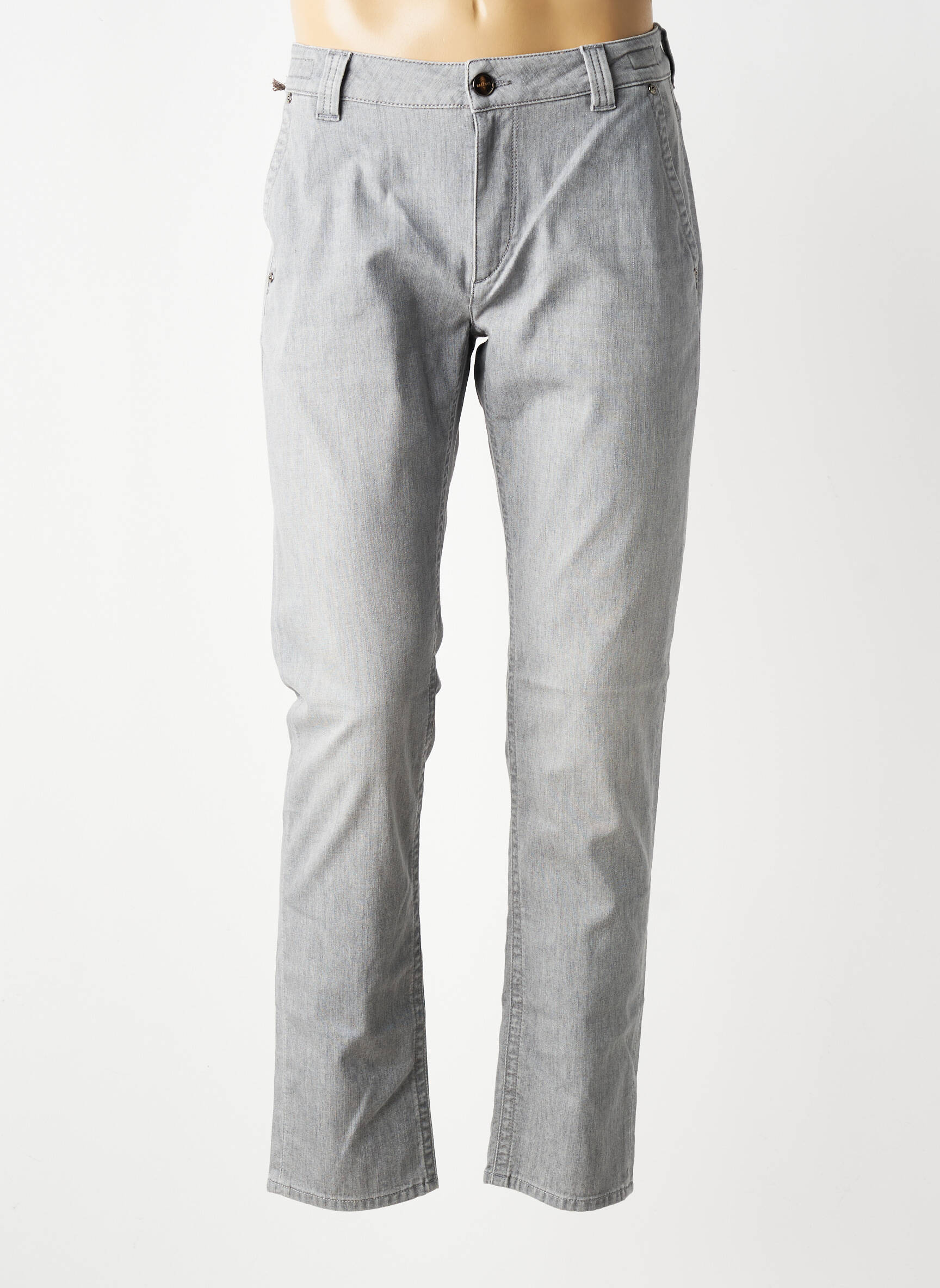 Pantalon slim elasticitate mărime normală gri BARMAS bărbat