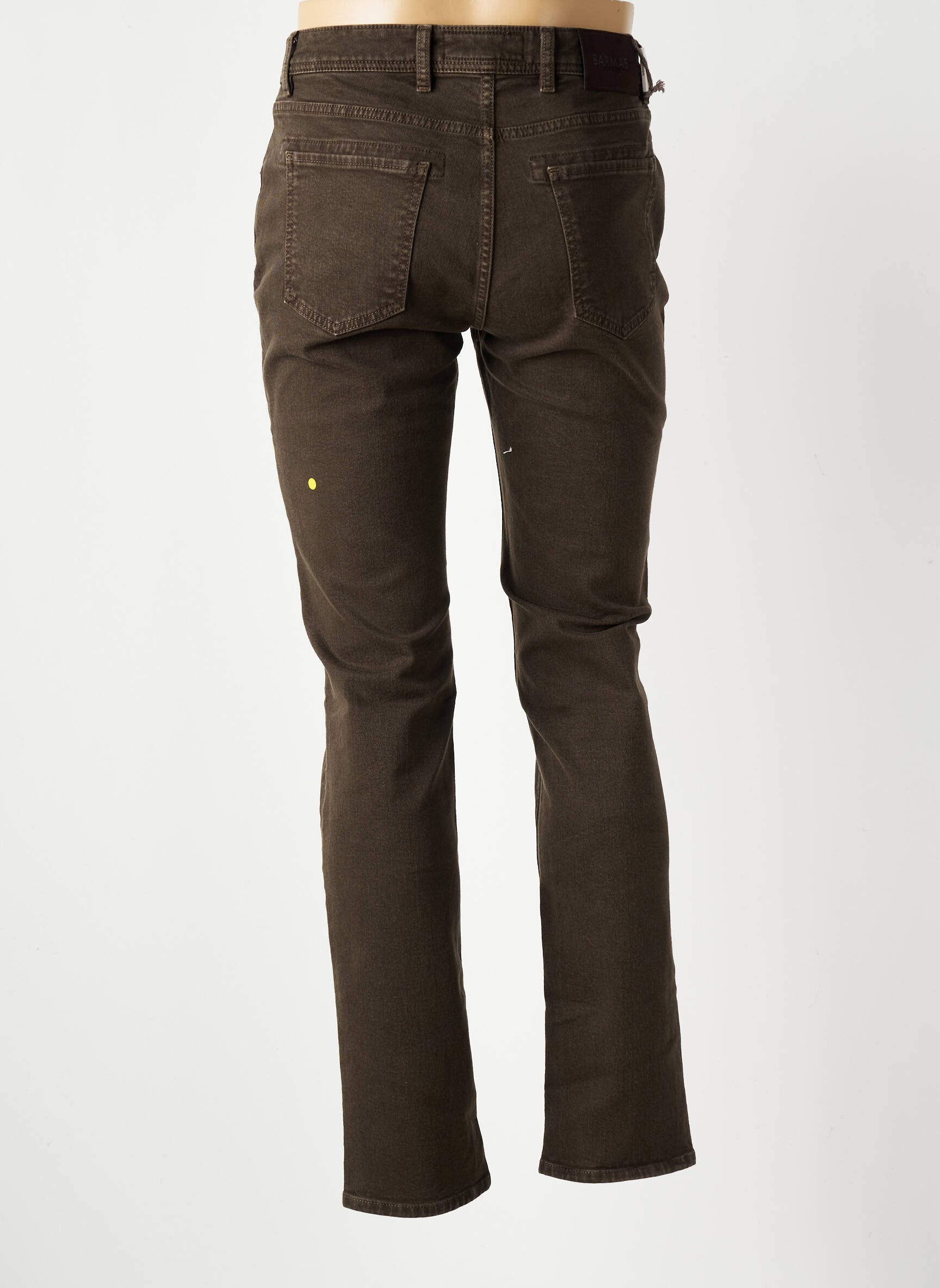 Pantalon drept croială dreaptă maro BARMAS bărbat