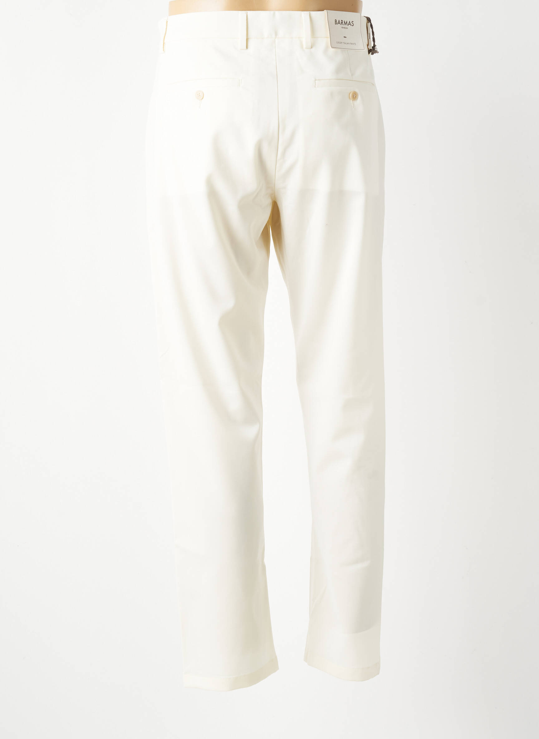 Pantalon slim buzunare bej BARMAS bărbat