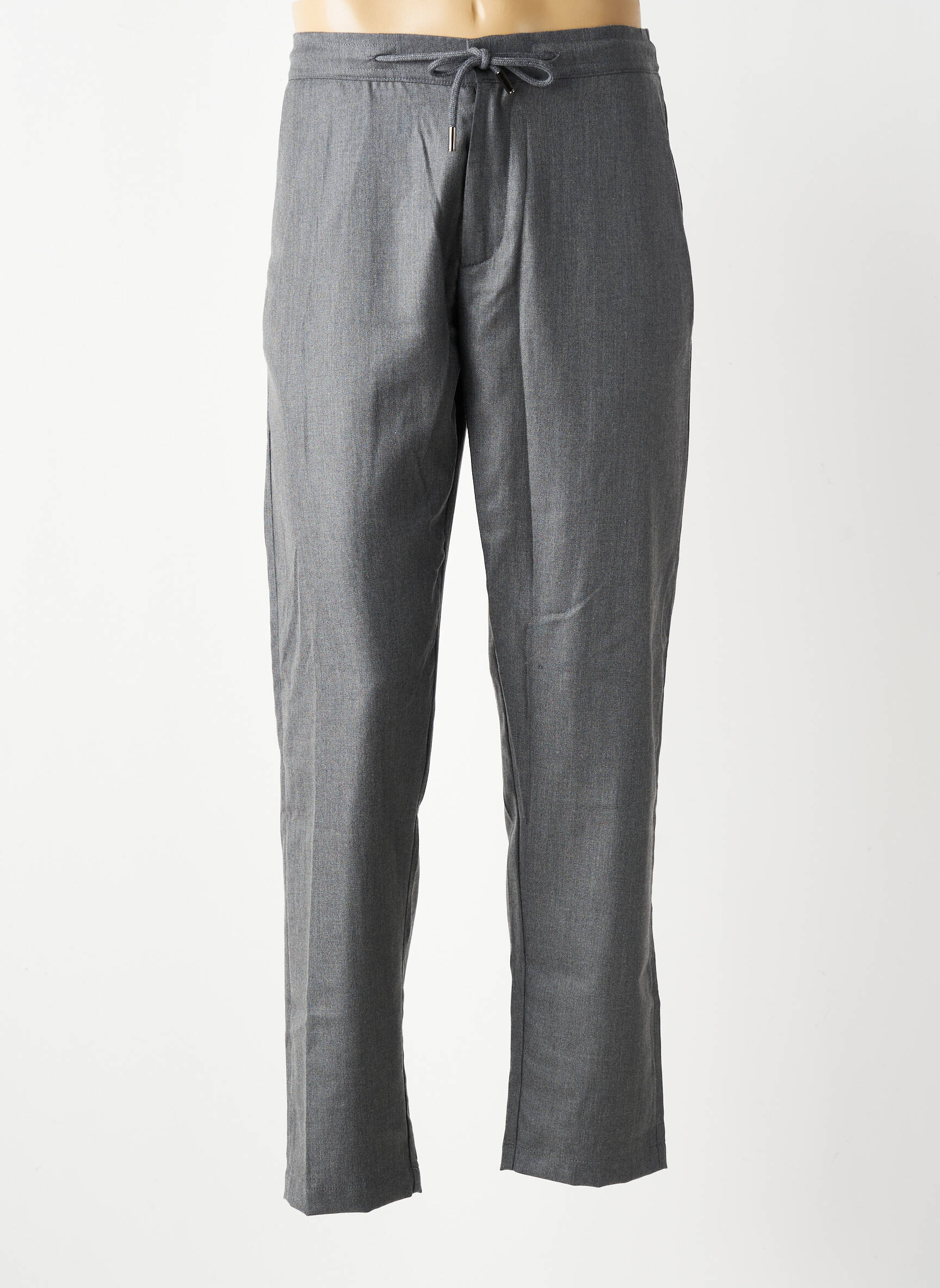 Pantalon drept croială dreaptă gri BARMAS bărbat