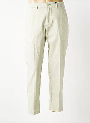 Pantalon chino buzunare mărime normală verde BOB bărbat