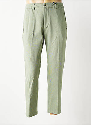 Pantalon chino elasticitate mărime normală verde BOB bărbat