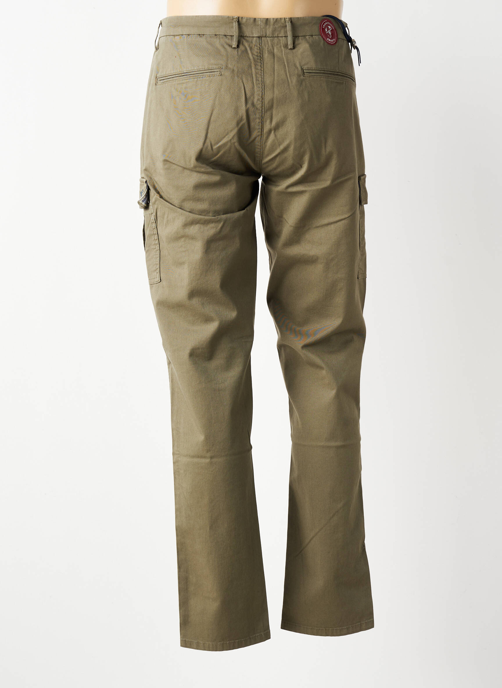Pantalon cargo subțire mărime normală verde TRAMAROSSA bărbat