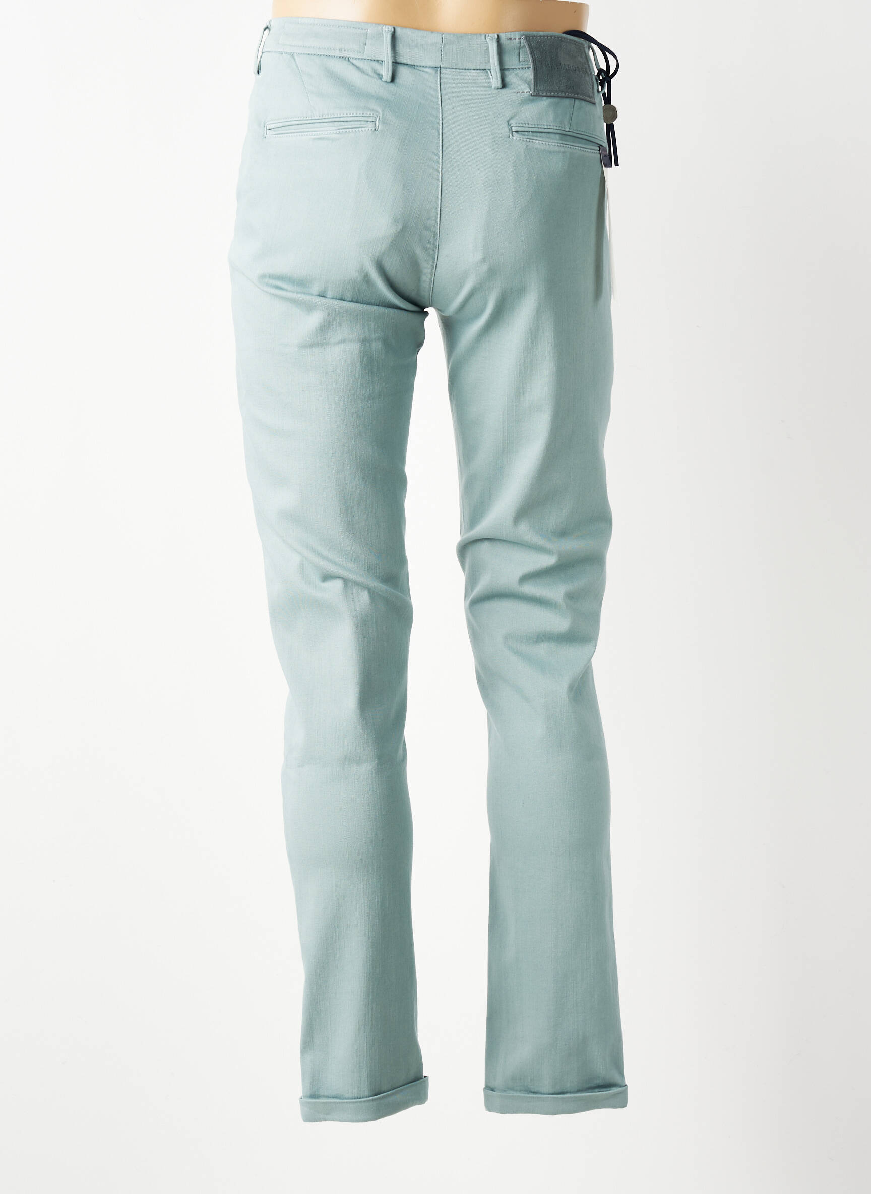 Pantalon chino țesătură poplin mărime normală verde TRAMAROSSA bărbat