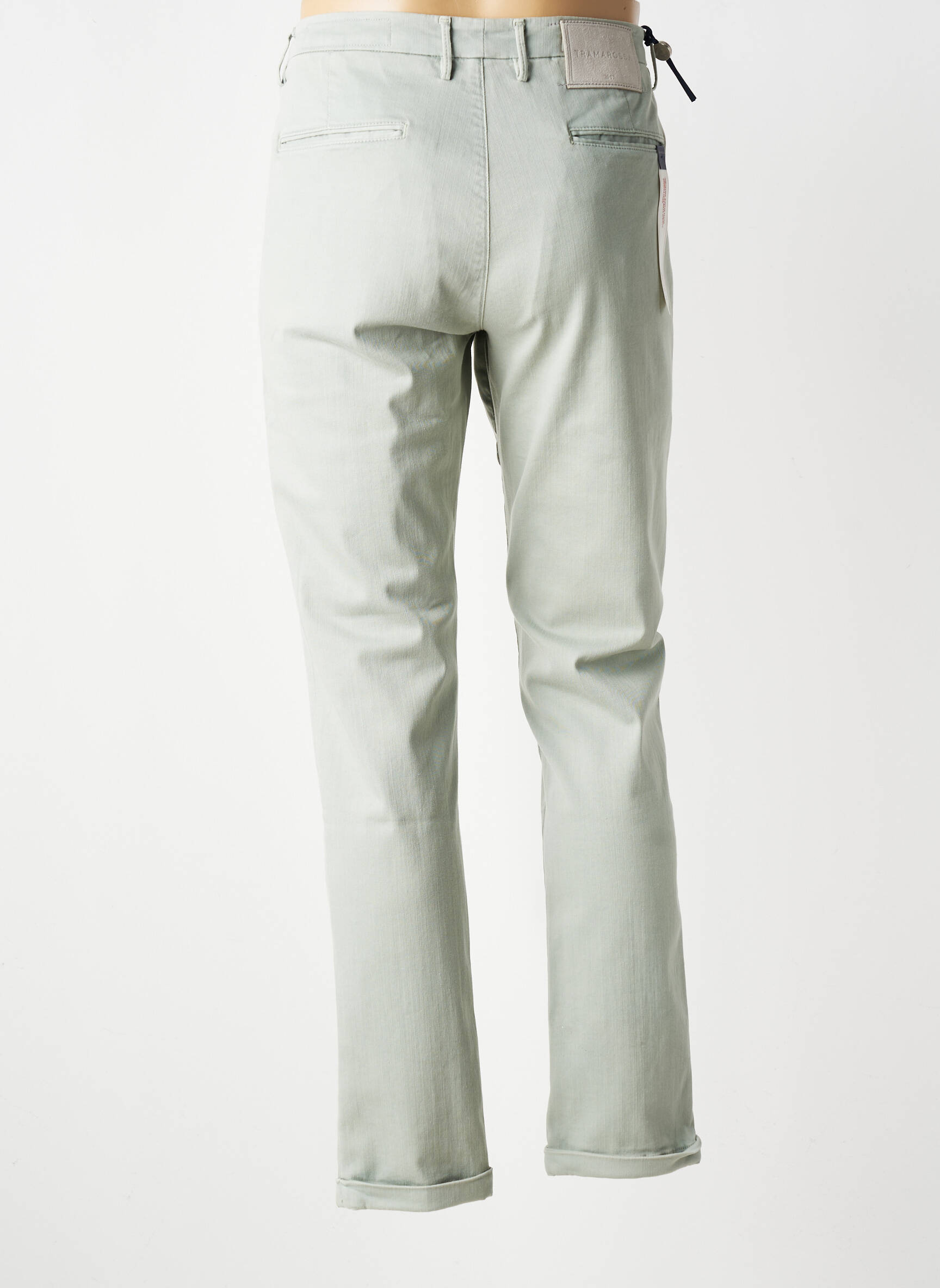 Pantalon chino buzunare talie joasă verde TRAMAROSSA bărbat