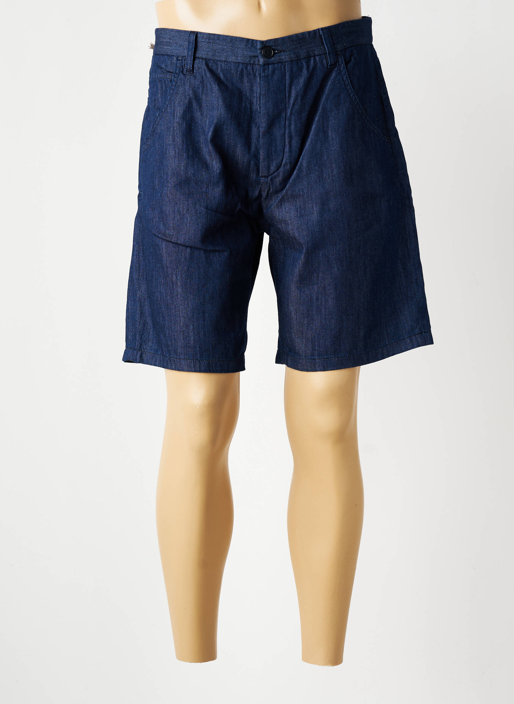 Bermudă țesătură denim albastru BARMAS bărbat