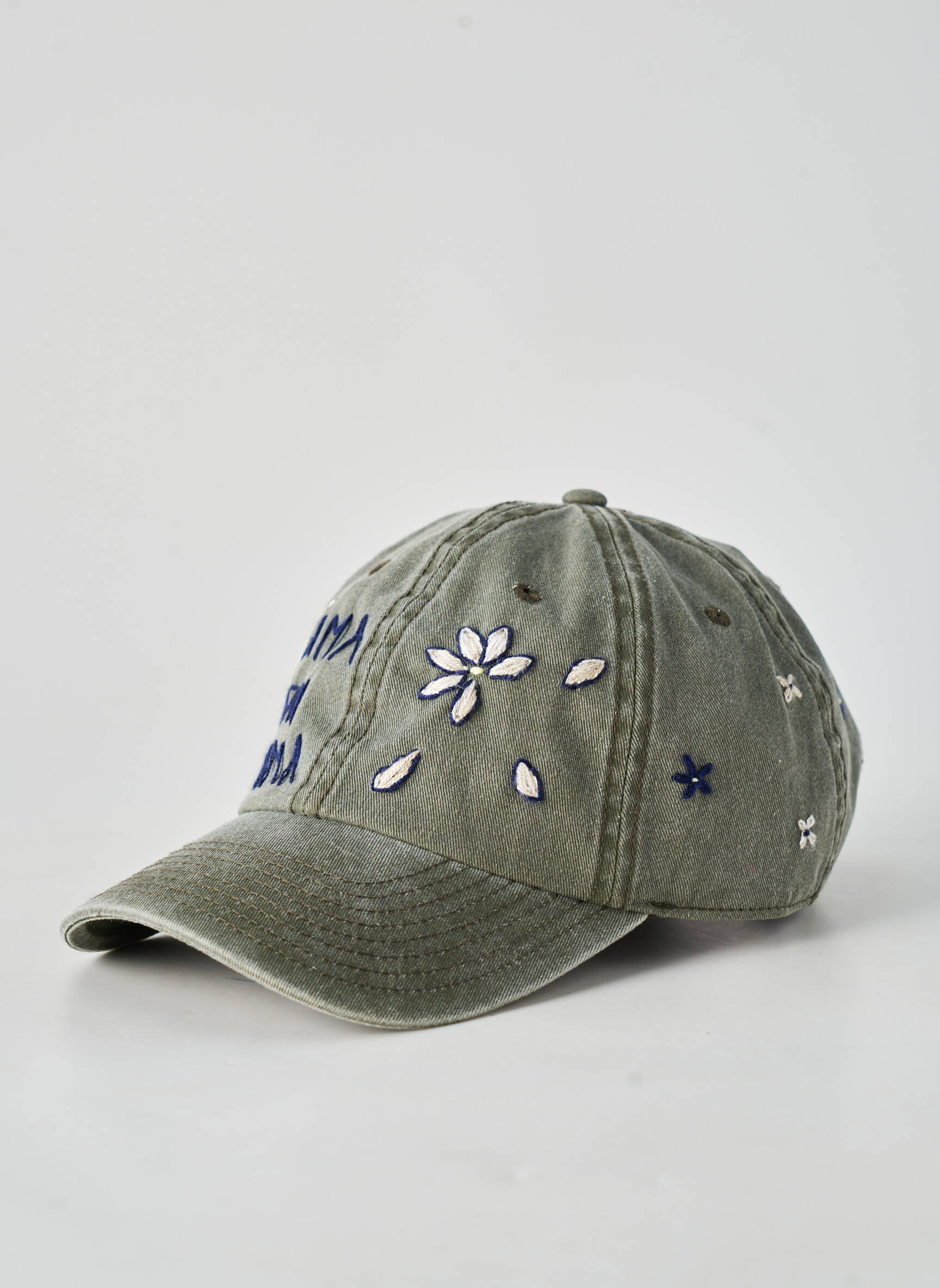 Șapcă broderie verde BOB femeie