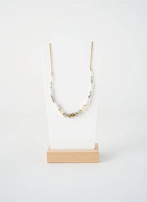 Colier ornament cu mărgele gri NATURE BIJOUX femeie