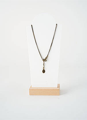 Colier ornament cu mărgele negru NATURE BIJOUX femeie