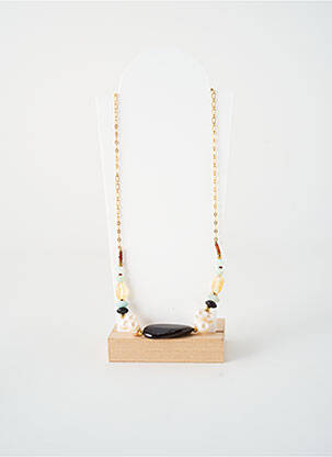 Colier ornament cu mărgele maro NATURE BIJOUX femeie