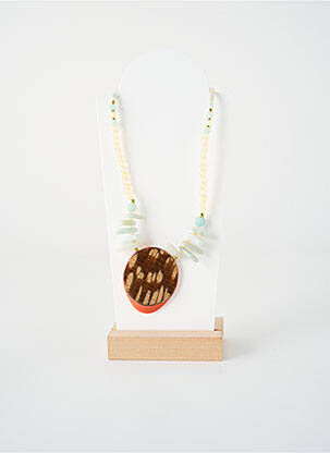 Colier ornament cu mărgele albastru NATURE BIJOUX femeie