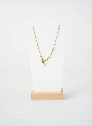 Colier ornament cu mărgele alb NATURE BIJOUX femeie