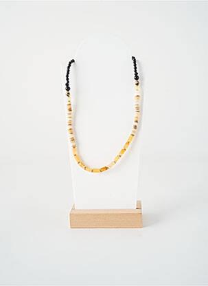 Colier ornament cu mărgele bej NATURE BIJOUX femeie