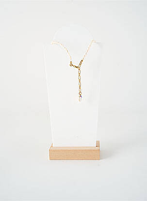 Colier ornament cu mărgele alb NATURE BIJOUX femeie