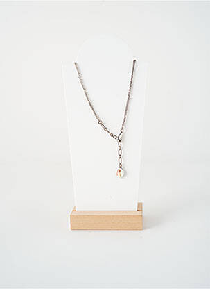 Colier ornament cu mărgele maro NATURE BIJOUX femeie